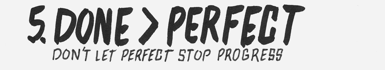 5. Keep space sacred. The mind doesn't stop at the skull.